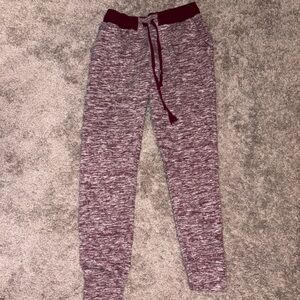 Maroon Jogger Pants